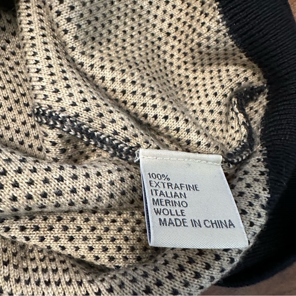 Peter millar 3/4 zip sweater EUC extra fine Italian merino wool - Picture 6 of 14